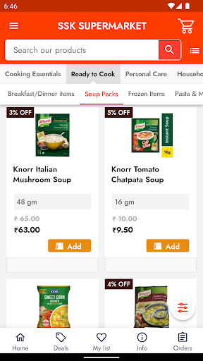 SSK Supermarket Screen 2