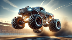 Monster Truck Stunt Game 3Dのおすすめ画像1