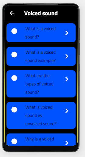 Voiced sound Screen 2