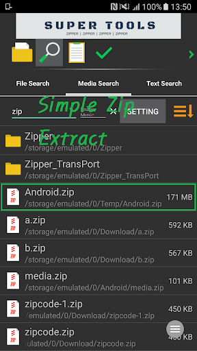 Zipper – File Management