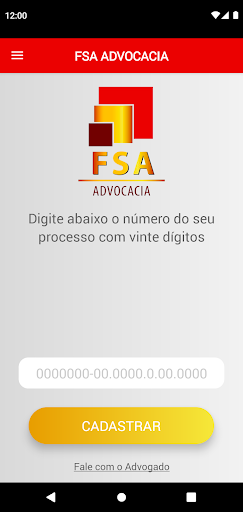 Android application FSA Advocacia screenshort