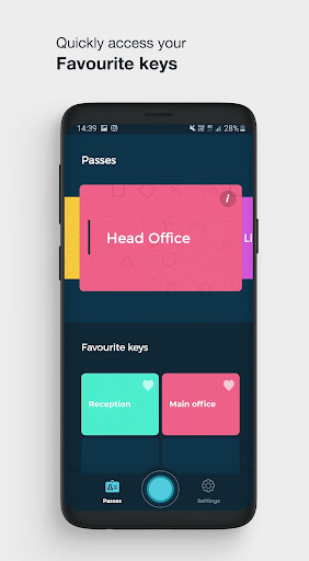 Android application Doordeck screenshort