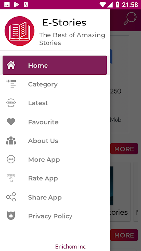 E-Stories : English Stories Screen 2