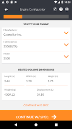 Hotstart Heater Sizing Tool