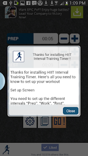 HIIT interval training timer For PC installation