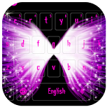 Purple Angel Wings Keyboard icon