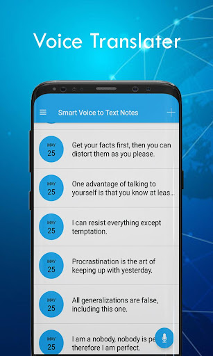 Android application Smart Voice to Text Notes screenshort