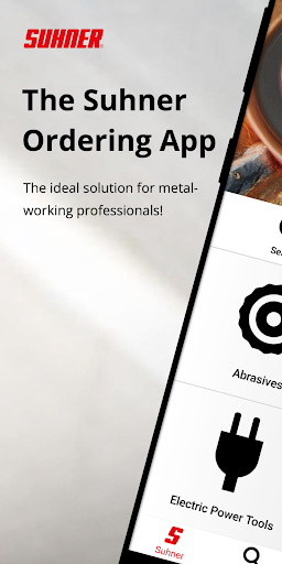 Android application Suhner Shop screenshort