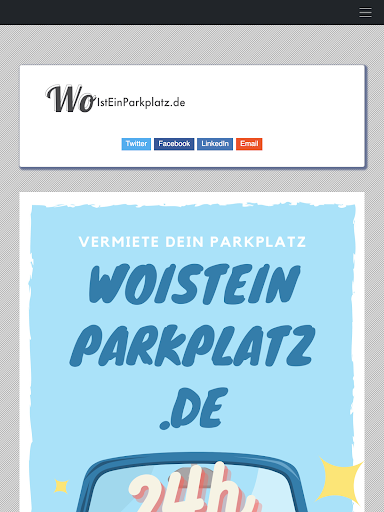WoIstEinParkplatz.de Screen 2