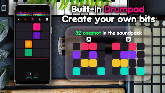 Create Music and Beats DJ Pad v1.1.2.15312 MOD APK (Premium Unlocked) Free For Android 2