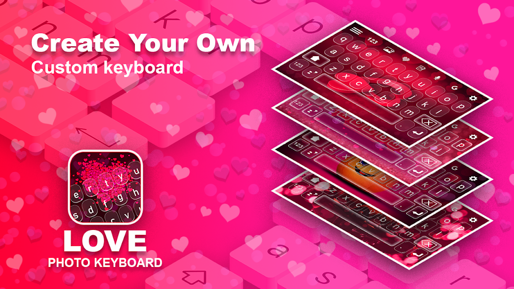 Love Photo Keyboard Theme App