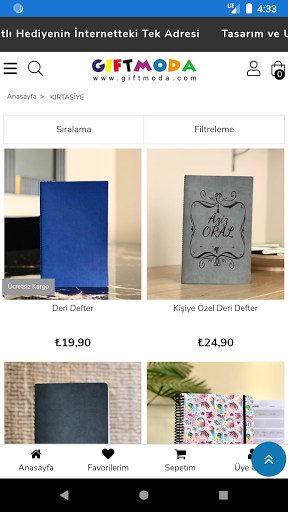 Android application Gift Moda screenshort