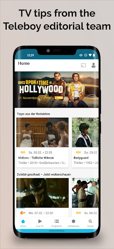 Android application Teleboy TV screenshort