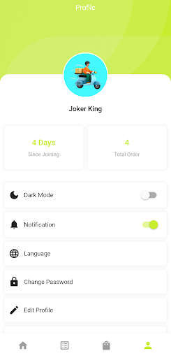 Android application OiHelp for Delivery Partners screenshort