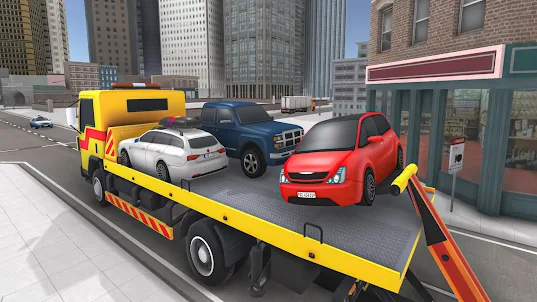 견인 트럭 운전 시뮬레이터 3D