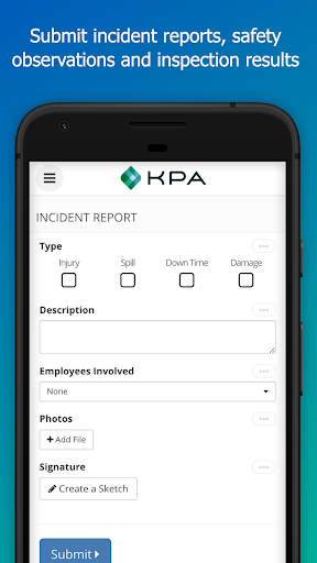 KPA Flex: Safety Management Screen 3
