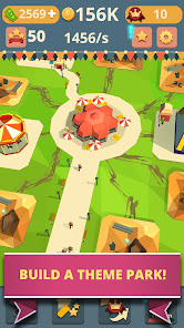 Screenshot 13 Theme Park Clicker: Idle Craft android