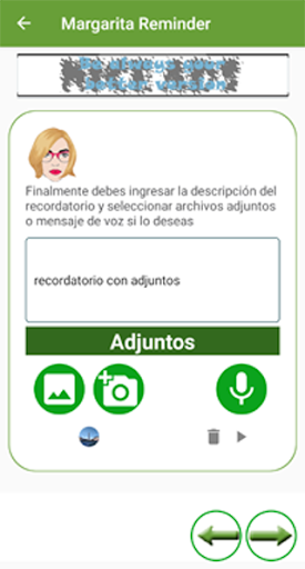 Margarita Reminder Screen 3