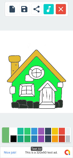 Coloring House Of Cartoon