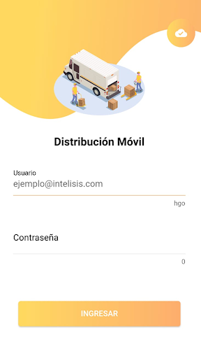Android application Distribución Móvil screenshort