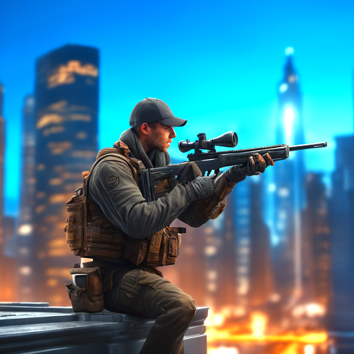 3D Sniper Gun Games Offline  Icon
