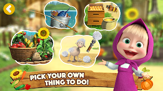 Masha and the Bear: Farm Games - Screenshot 2