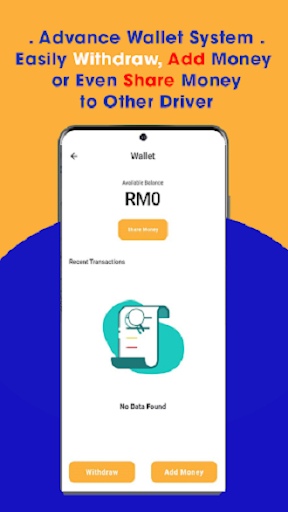 Android application Driver Transporter KL screenshort