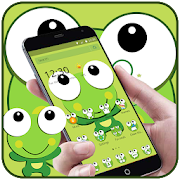 Green Cartoon Frog Big Eyes Theme 1.1.4 Icon