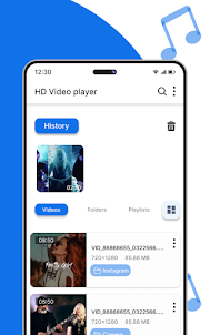 Video Player All Format, Music