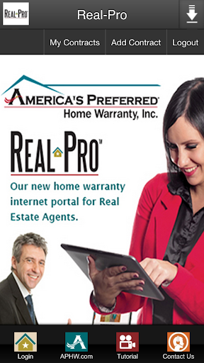 Android application Real-Pro screenshort