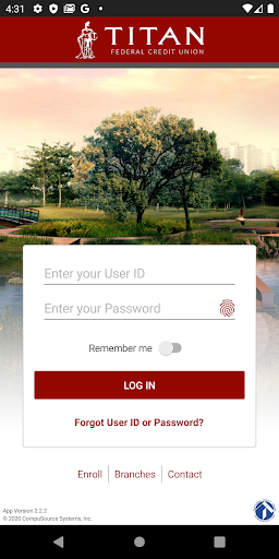 Android application Titan Federal Credit Union screenshort