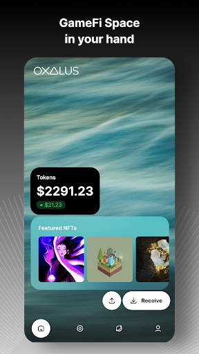 Android application Oxalus - NFT Wallet screenshort