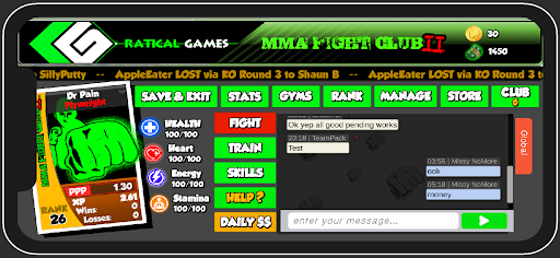 Android application MMA Fight Club 2 screenshort
