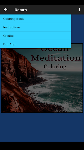 Coloring Book Ocean Meditation Screen 2