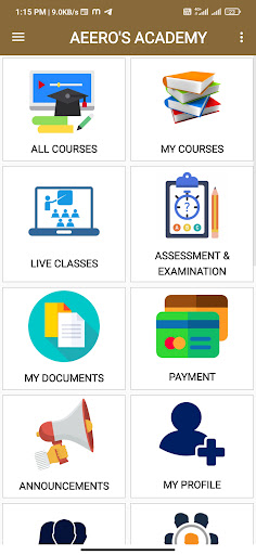 Aeeros Academy Screen 2