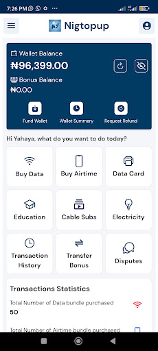 Nigtopup Screen 2
