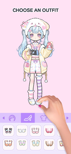 Pink Paper Doll Screen 2