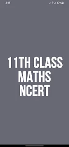 11 Class Maths NCERT Solution