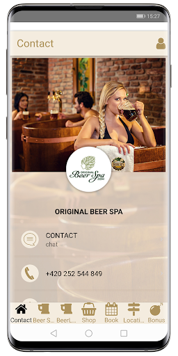 Android application Beer Spa screenshort