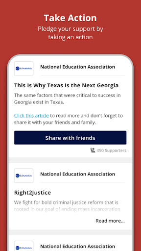 EdActivist Screen 2