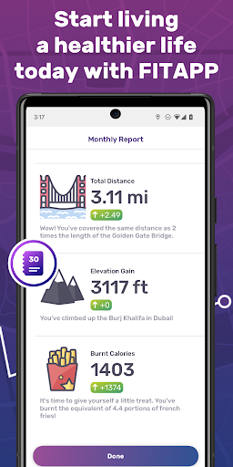 Running Tracker App - FITAPP - Health & Fitness - apps