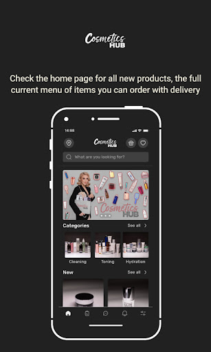 Android application Cosmetics Hub screenshort