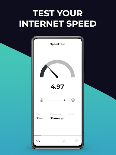 Android application Speed Test by MyBroadband screenshort
