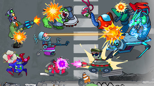 Android application Merge Fight: Grim & Zombie War screenshort