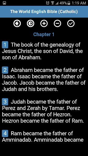 World English Bible (Catholic) Screen 2