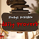 Daily Proverb - wise saying ,