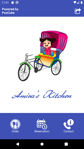 Android application Amira's Kitchen screenshort