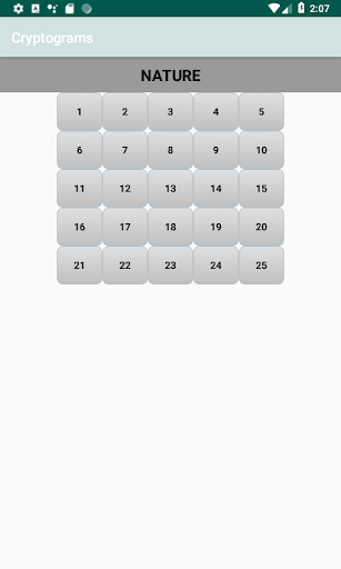 Cryptograms Screen 2