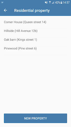Android application SMARTkontroll screenshort