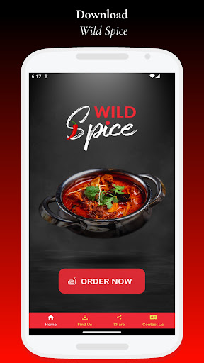 Android application Wild Spice Aberdeen screenshort